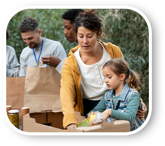 Donación de alimentos